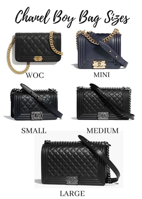 small chanel boy bag sizes